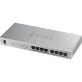 Zyxel 8-Port GbE Unmanaged, Switch Gris, PoE