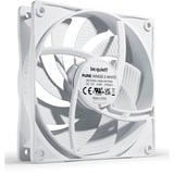 be quiet! Pure Wings 3 PWM high-speed ventilateur de boîtier Blanc, 120 x 120 x 25 mm, Ventilateur, 12 cm, 2100 tr/min, 101,2 m³/h, Blanc