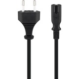 goobay 95038 câble électrique Noir 3 m Noir, 3 m, Noir