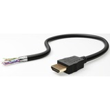goobay Câble HDMI 2.1 Ultra High-Speed avec Ethernet Noir, 2 mètres