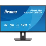 iiyama ProLite XB3294UHSCP-B1 31.5" 4K UHD Moniteur gaming  Noir, HDMI, DisplayPort, USB-C, LAN, Audio