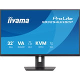 iiyama ProLite XB3294UHSCP-B1 31.5" 4K Ultra HD Moniteur Noir, 1x DisplayPort, 2x HDMI, 3x USB-C, 2x USB-A