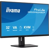 iiyama ProLite XB3294UHSCP-B1 31.5" 4K Ultra HD Moniteur Noir, 1x DisplayPort, 2x HDMI, 3x USB-C, 2x USB-A
