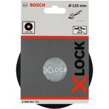 Bosch 2 608 601 711 accessoire pour meuleuse d'angle Assiette-support, Patin de ponçage Assiette-support, Bosch, 11,5 cm, Noir, 13300 tr/min, Plastique