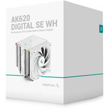 DeepCool AK620 DIGITAL WH Refroidisseur CPU RGB  Blanc, 4-pin PWM