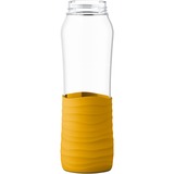 Emsa Bouteille en verre Drink2GO, Gourde Transparent/Jaune