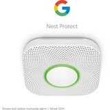 Google Nest Protect Wired (2ème génération), Détecteur de fumée Blanc