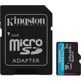 Kingston Canvas Go! Plus microSDXC 1 To, Carte mémoire Noir, Avec adaptateur, Classe 10, UHS-I U3, V30, A2
