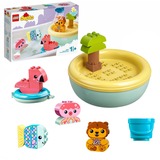 LEGO DUPLO 10966 Jouet de Bain : L’île Flottante des Animaux, Jouets de construction Jeu de construction, 1,5 an(s), Plastique, 20 pièce(s), 721 g