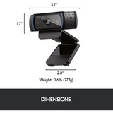 Logitech HD Pro Webcam C920 Noir
