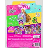 Mattel Barbie Extra Doll #9 - Blue Ruffled Jacket with Pet Crocodile, Poupée 