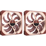 Noctua NF-A14x25 G2 PWM Sx2-PP, Ventilateur de boîtier connexion PWM, 2 ventilateurs
