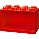 Room Copenhagen Étagère en briques LEGO, 8 plots Rouge