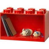 Room Copenhagen Étagère en briques LEGO, 8 plots Rouge