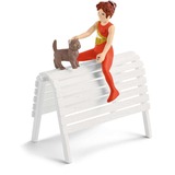 Schleich Horse Club - Kit d'équitation de voltige de Mia, Figurine 