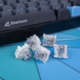 Sharkoon Gateron PRO 2.0 SILVER Switch-Set, Switch pour clavier Argent/transparent