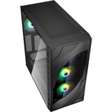 Sharkoon Rebel C80G RGB boîtier midi tower Noir | 2x USB-A | 1x USB-C | RGB | Window