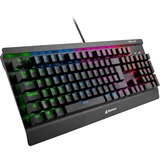 Sharkoon Skiller Mech SGK3, clavier gaming Noir, Mise en page BE, Kailh Red
