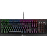 Sharkoon Skiller Mech SGK3, clavier gaming Noir, Layout BE, Kailh Red