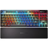 SteelSeries Apex Pro Gen 3 TKL Wireless RGB clavier gaming mécanique Noir, Layout FR (AZERTY), SteelSeries OmniPoint 3.0, 80 % (TKL), Bluetooth, 2.4 GHz, USB