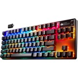 SteelSeries Apex Pro Gen 3 TKL Wireless RGB clavier gaming mécanique Noir, Layout FR (AZERTY), SteelSeries OmniPoint 3.0, 80% (TKL), Bluetooth, 2.4 GHz, USB