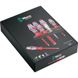 Wera 3160 i/7 Jeu de tournevis Kraftform Plus, acier inoxydable + support Rouge/Bleu, 7 pièces