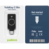 Yubico YubiKey C Bio - FIDO Edition, Clé de sécurité Noir, USB-C
