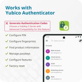 Yubico YubiKey C Bio - FIDO Edition, Clé de sécurité Noir, USB-C