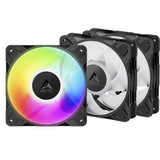 ARCTIC P12 Pro A-RGB ventilateurs de boîtier Noir, 3 pièces, 120 x 120 x 25 mm, PWM