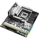 ASRock X670E Steel Legend, Socket AM5 carte mère Argent/Noir, RAID, 2.5Gb-LAN, WLAN, BT, Sound, ATX