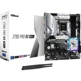 ASRock Z790 PRO RS WIFI, Socket 1700 carte mère Argent/Noir, RAID, 2.5 Gb-LAN, Wi-Fi, BT, Sound, ATX