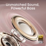 Anker soundcore AeroClip open-ear headset casque oreille ouverte Rose/Marron, Bluetooth 5.4, IP55, 8h