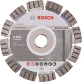 Bosch Disques à tronçonner diamantés Best for Concrete, Disque de coupe Béton, 15 cm, 2,22 cm, 2,4 mm