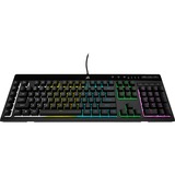 Corsair K55 Wired Clavier Gaming (Rétro-Éclairage RGB Multicolore, AZERTY)  Noir