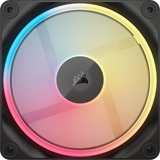 Corsair iCUE LINK LX120-R RGB Reverse Fans Starter Kit, Ventilateur de boîtier Noir, 3 pièces, 4 broches PWM