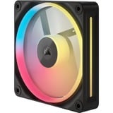 Corsair iCUE LINK LX120-R RGB Reverse Fans Starter Kit, Ventilateur de boîtier Noir, 3 pièces, 4 broches PWM