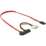 DeLOCK SAS SFF-8482+PW > SATA 7-Pin, Câble 0,5 mètre
