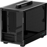 DeepCool CH160 boîtier mini tower Noir | 2x USB-A | 1x USB-C | Verre Trempé