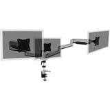 Digitus Trépied universel pour moniteur triple, Support de moniteur Argent, Support de table