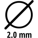Einhell 3436652 accessoire de débroussailleuses et coupe-bordures Fil de débroussailleuse, Fil de coupe Fil de débroussailleuse, Gris, 15 m, 1 pièce(s), 80 g, 100 mm