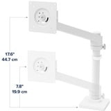 Ergotron 45-669-216, Support de moniteur Blanc