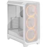 Fractal Design Meshify 3 RGB TG Clear Tint boîtier midi tower Blanc | 2x USB-A | 1x USB-C | RGB | Verre Trempé