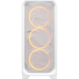Fractal Design Meshify 3 RGB TG Clear Tint boîtier midi tower Blanc | 2x USB-A | 1x USB-C | RGB | Verre Trempé