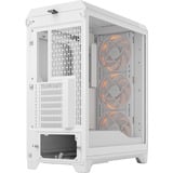 Fractal Design Meshify 3 RGB TG Clear Tint boîtier midi tower Blanc | 2x USB-A | 1x USB-C | RGB | Verre Trempé