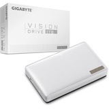 GIGABYTE Vision Drive 1 To, SSD Blanc, GP-VSD1TB, USB-C 3.2 (10 Gbit/s)