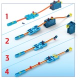 Hot Wheels Track Builder - Set de cascades et de collisions, Circuit Bleu