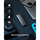 ICY BOX IB-1827MCP-C31, Boîtier disque dur Noir, USB-C 3.2 (10 Gbit/s)