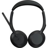 Jabra Evolve2 55 casque on-ear Noir, Microsoft Teams, USB-A, Link380a