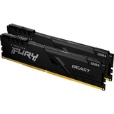 Kingston FURY Beast 32 Go DDR4-3600 (2x 16 Go) mémoire vive Noir, KF436C18BBK2/32, XMP 2.0