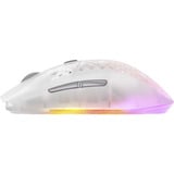 SteelSeries Aerox 3 Wireless Gen 2 Ghost, Souris gaming Blanc/transparent